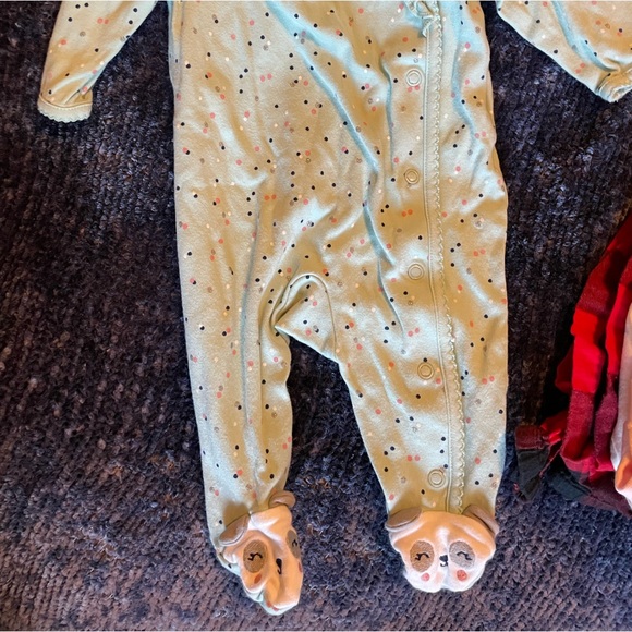 Baby Girl PJ Bundle (8 PJs) Sizes 0-3 and 3 Months - Picture 9 of 13